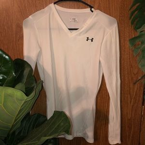 UNDERAMOUR Heat Gear Lightweight Long Sleeve Shirt Womens Small